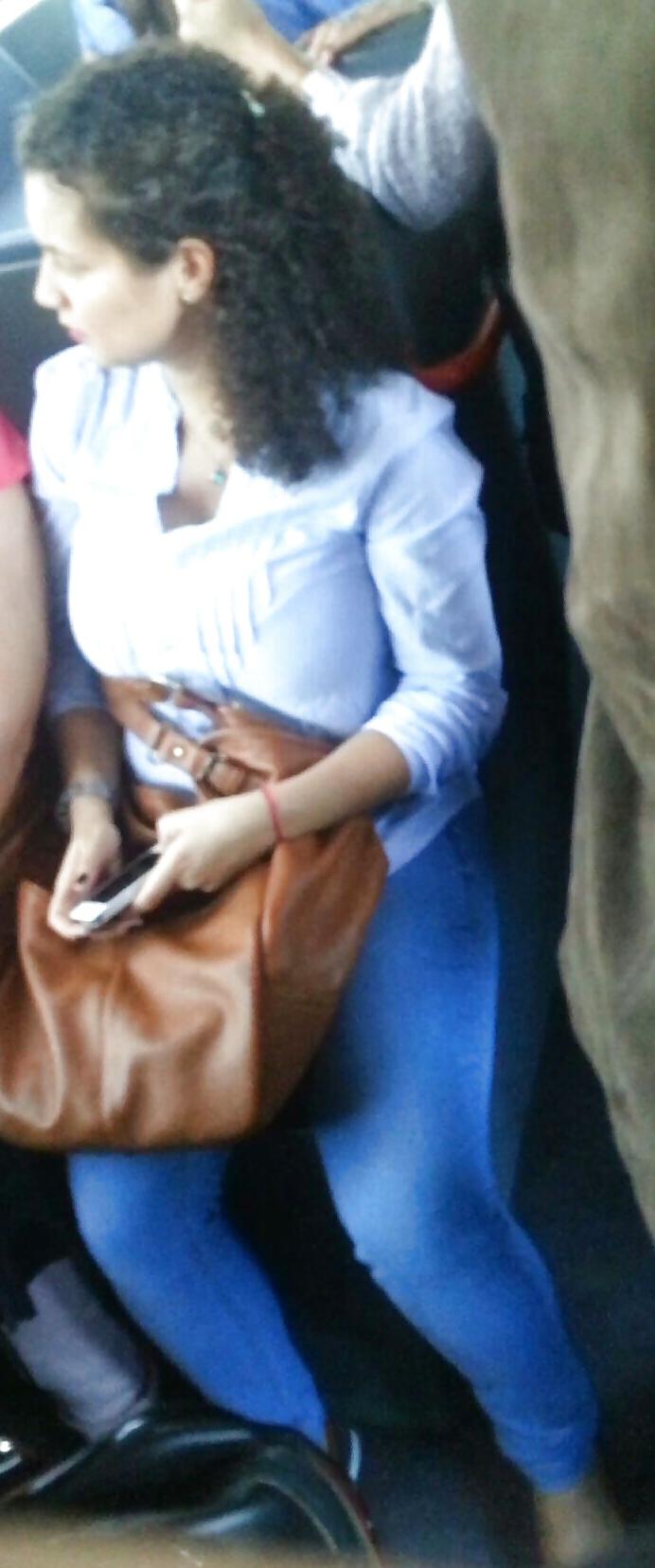 25P Spy sexy teens in bus and tram romanian