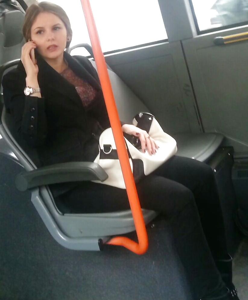 22P Spy sexy teens in bus romanian