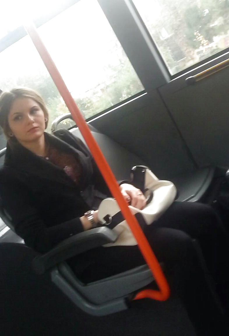 22P Spy sexy teens in bus romanian