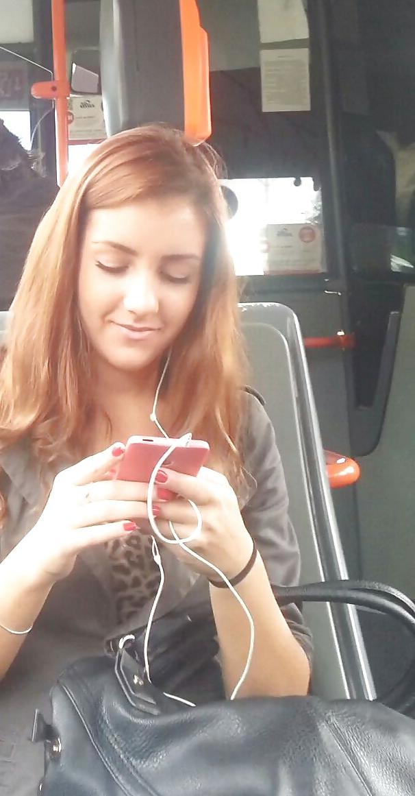 22P Spy sexy teens in bus romanian