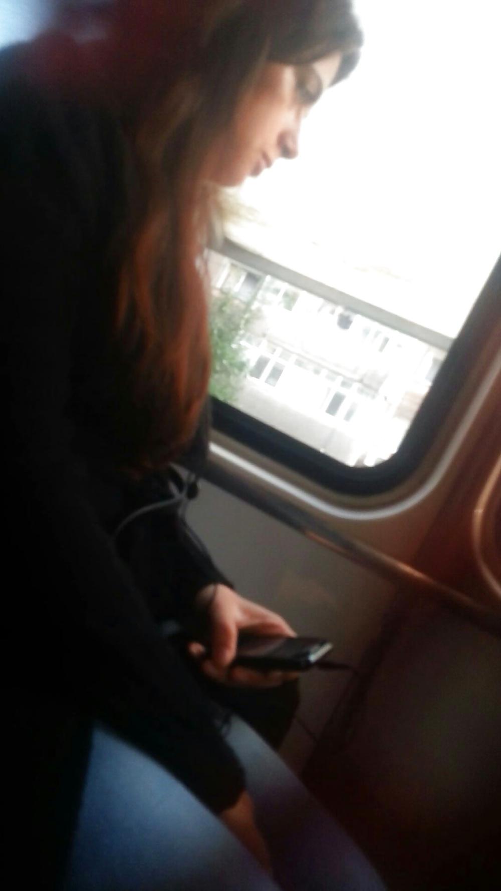 22P Spy sexy teens in bus romanian