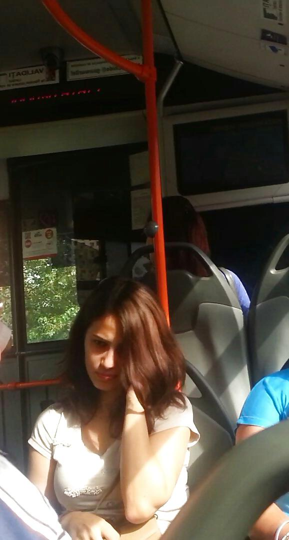 22P Spy sexy teens in bus romanian