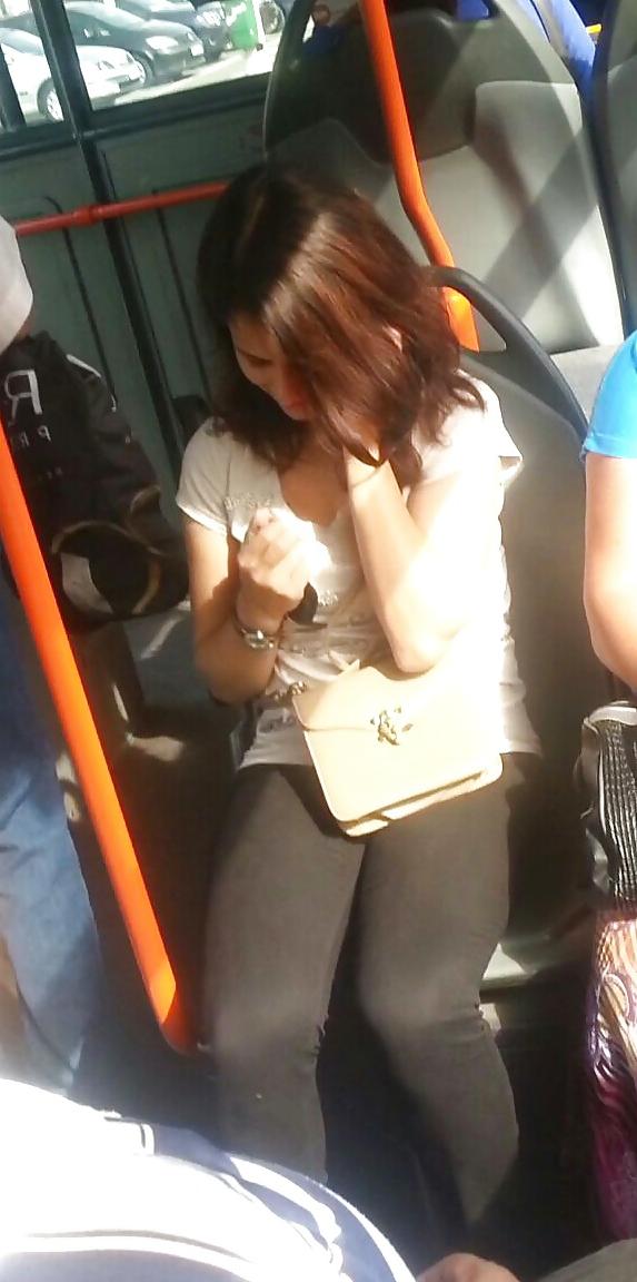 22P Spy sexy teens in bus romanian
