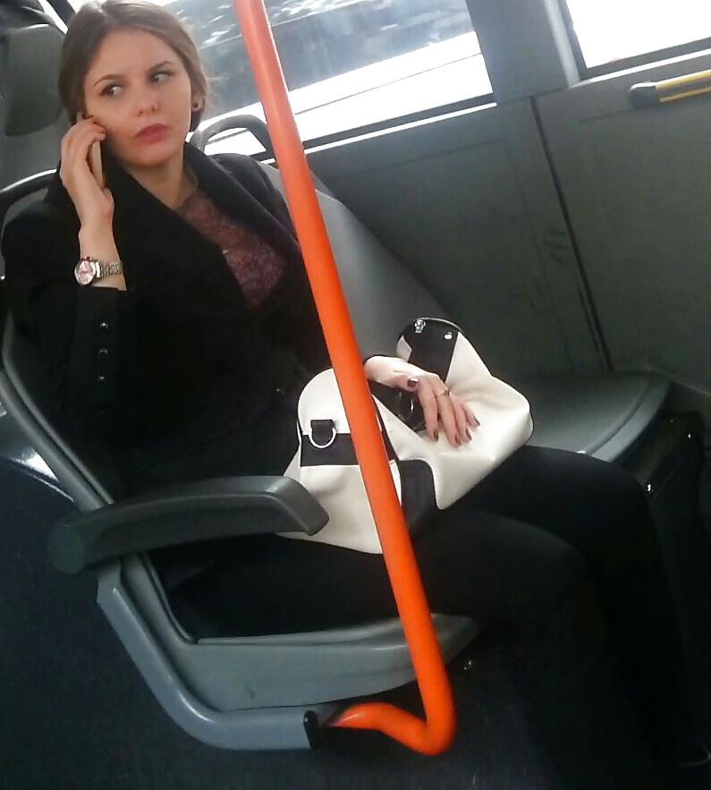 22P Spy sexy teens in bus romanian