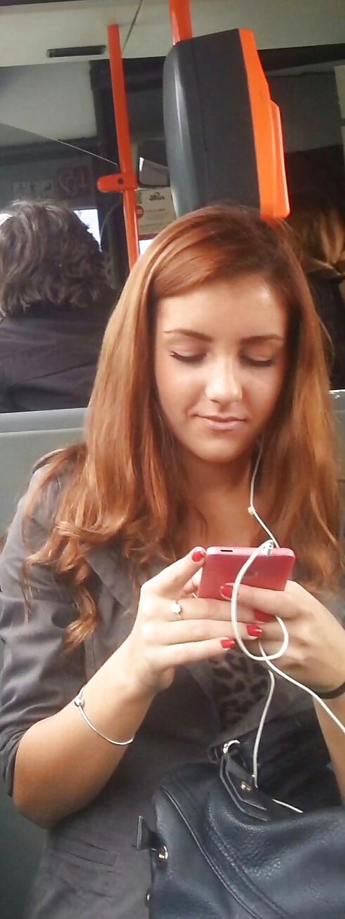 22P Spy sexy teens in bus romanian