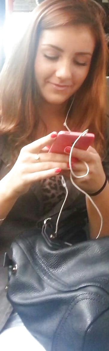 22P Spy sexy teens in bus romanian