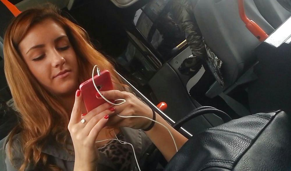22P Spy sexy teens in bus romanian