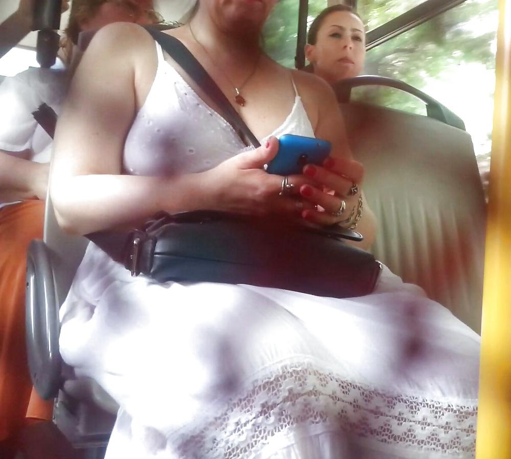 17P Spy old + young in bus and tram romanian