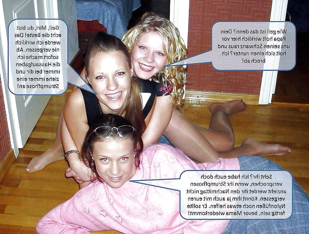 15P Geile Nylon Captions