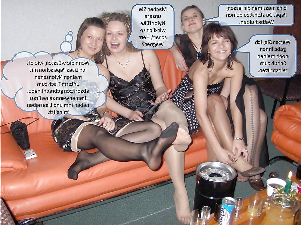 15P Geile Nylon Captions