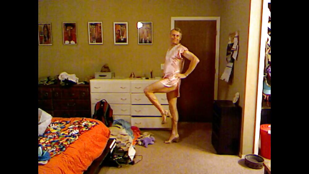 6P Pink Satin Nightie