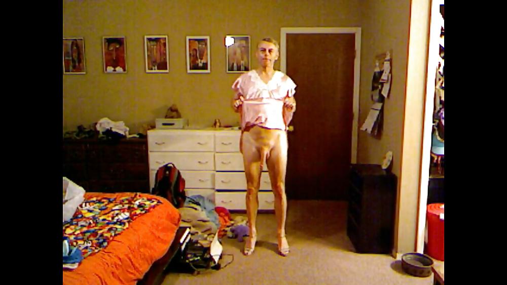 6P Pink Satin Nightie