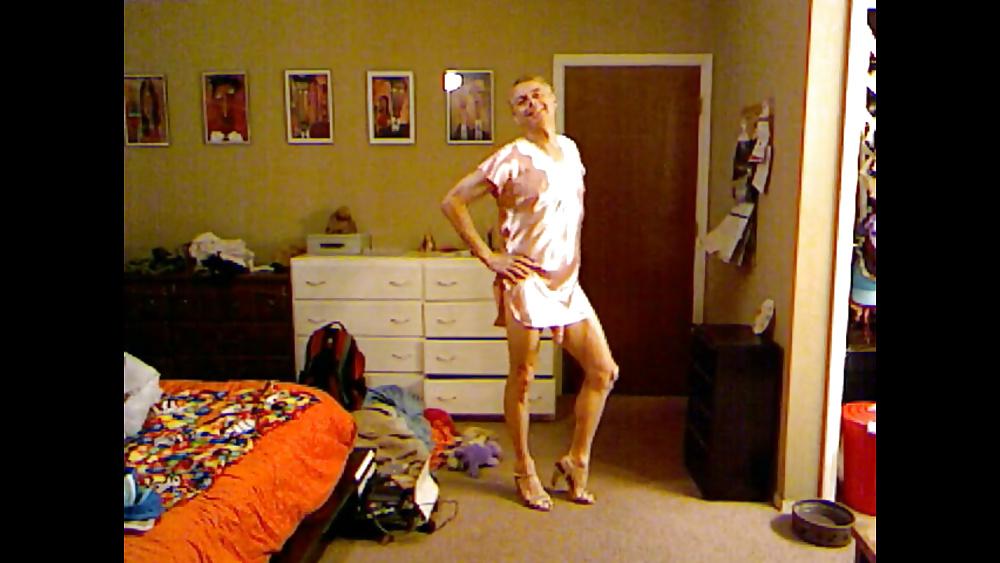 6P Pink Satin Nightie