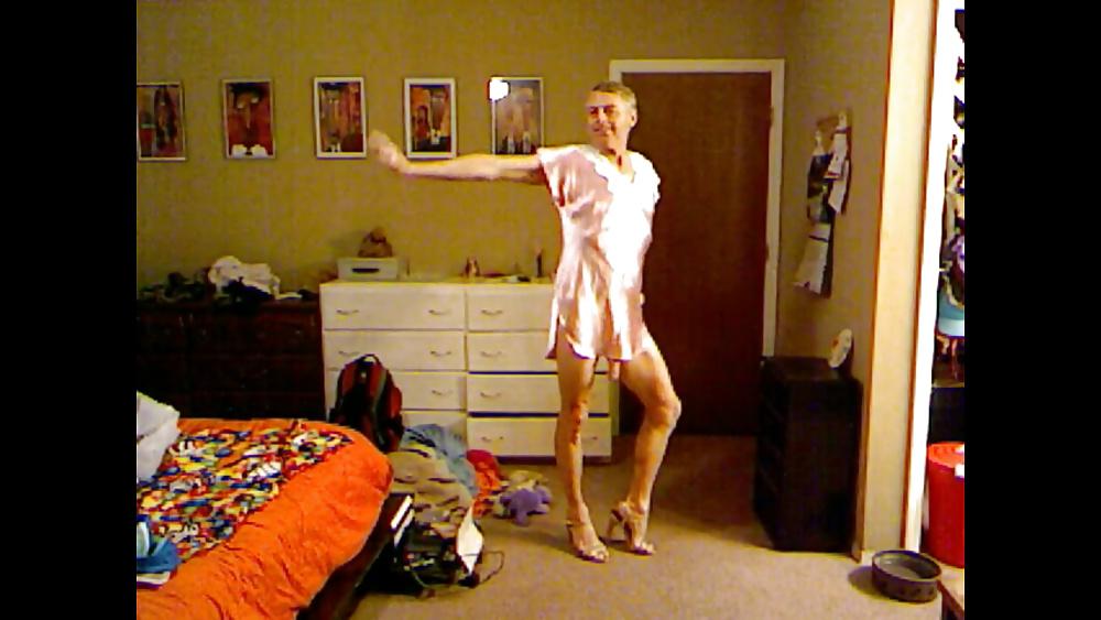 6P Pink Satin Nightie