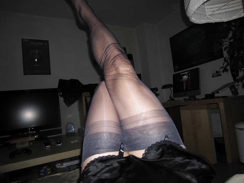 20P Grey ARS Vivendi RHT Nylons, SIL FF Nylons, Satin Panties