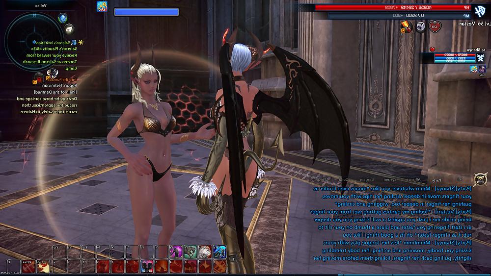 11P Tera Online Lesbian ERP Fingering Pussy