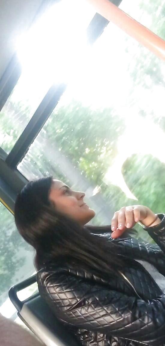 25P Spy old + young in subway and bus romanian
