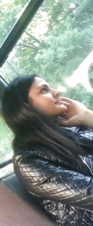25P Spy old + young in subway and bus romanian