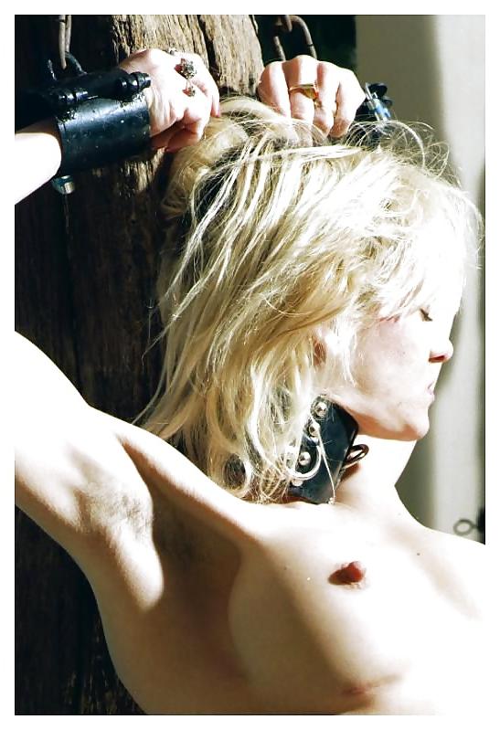 25P Vanessa bound bdsm, just high heel boots and a fur