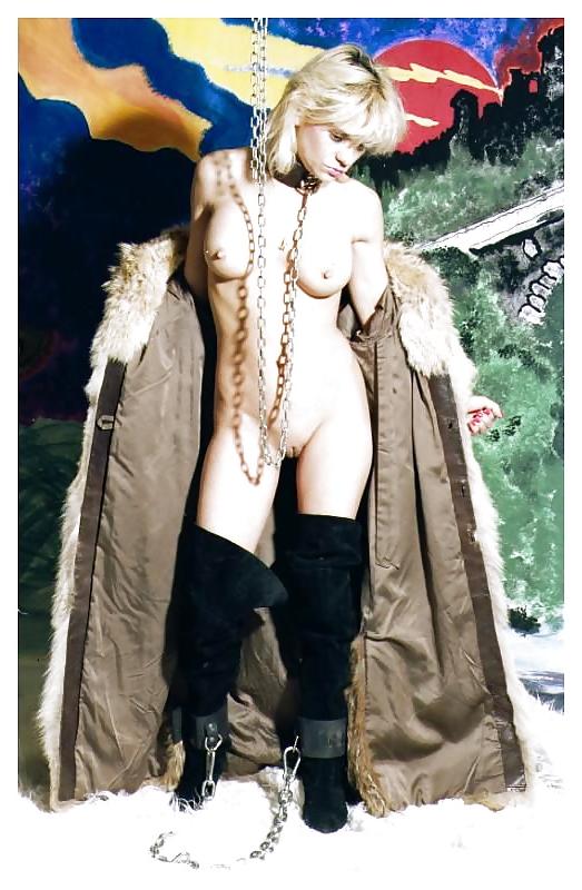 25P Vanessa bound bdsm, just high heel boots and a fur