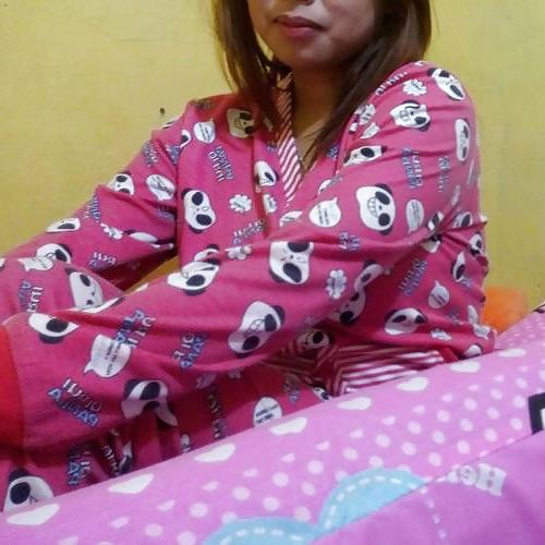 4P Awek baju panda pink