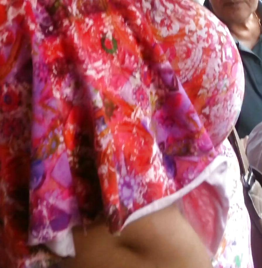 24P Spy old + young sexy bust in bus romanian