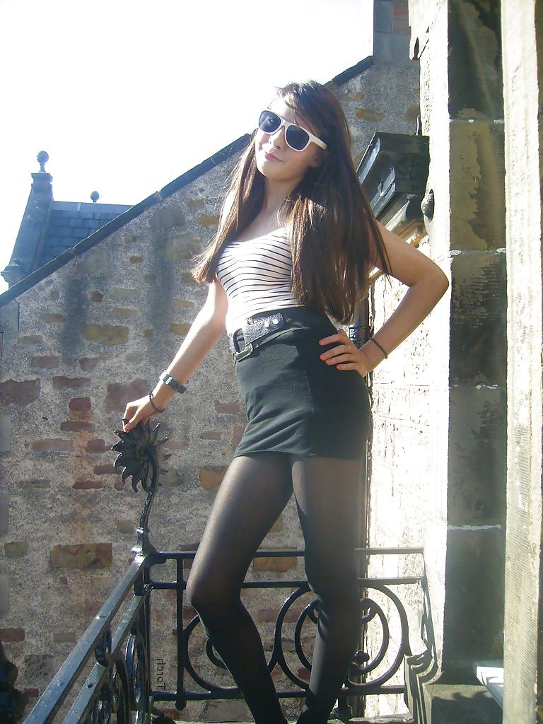 25P Nylon upskirt 24