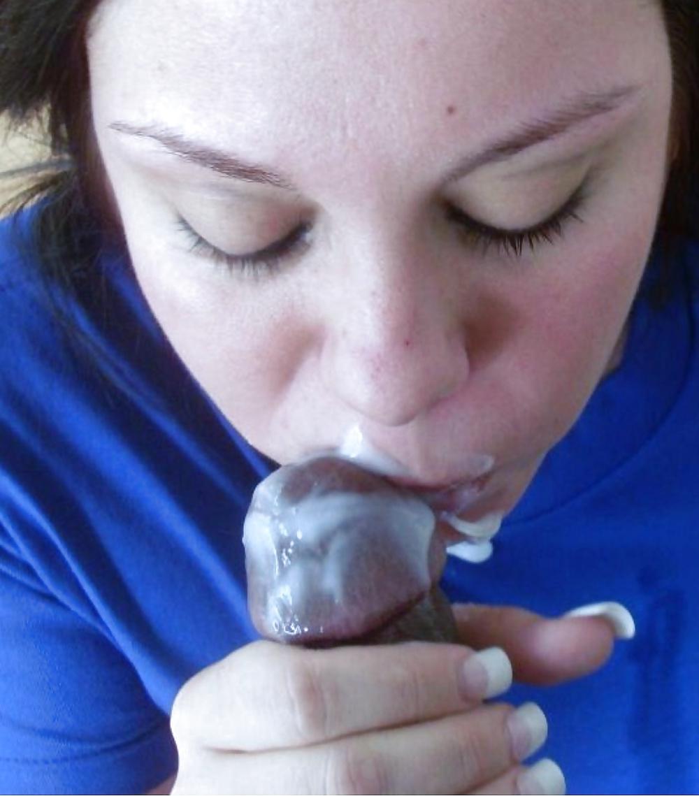 10P Interracial Blowjobs: Facial
