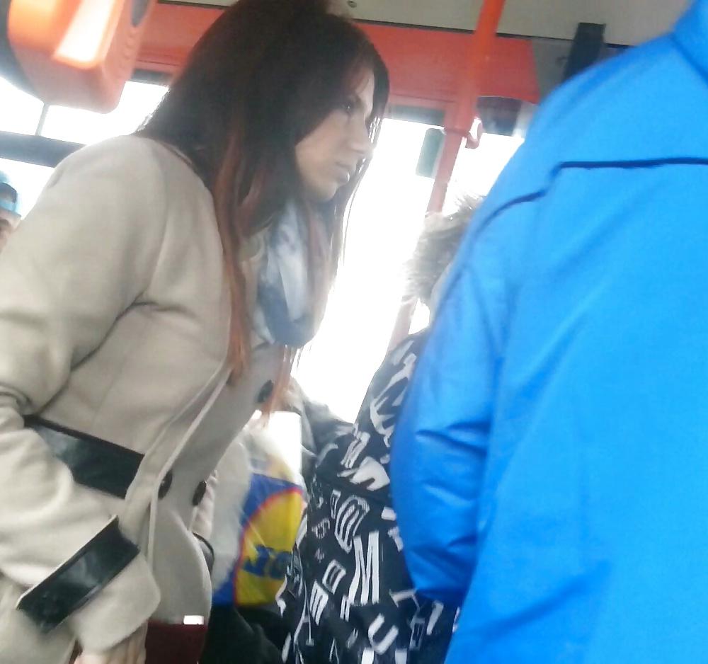 20P Spy sexy teens in bus romanian