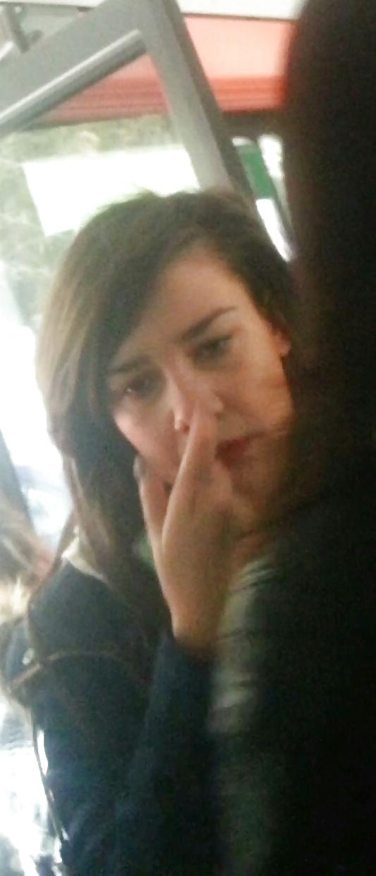20P Spy sexy teens in bus romanian