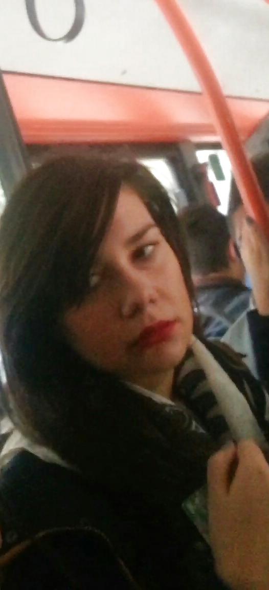 20P Spy sexy teens in bus romanian
