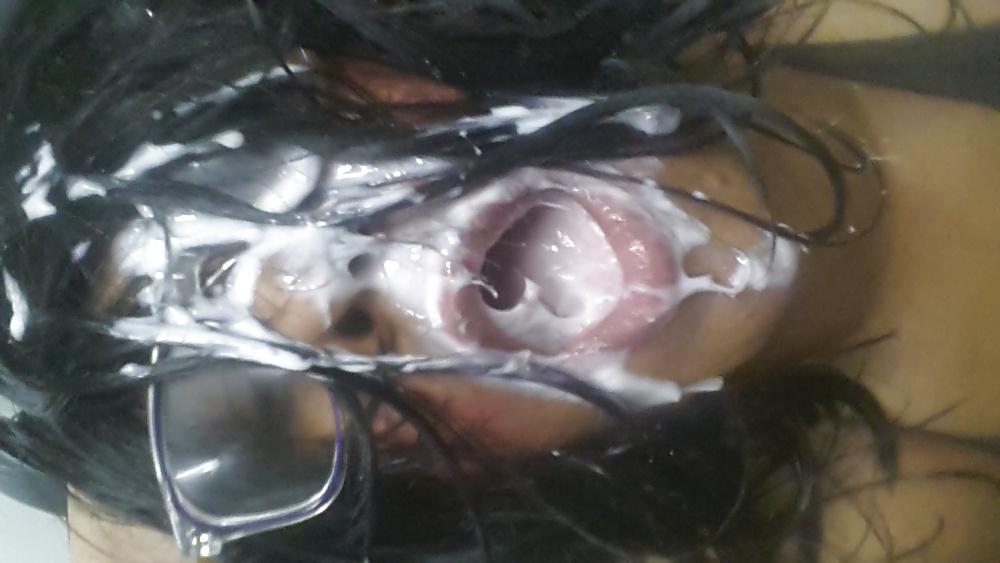 5P Tranny bukkake