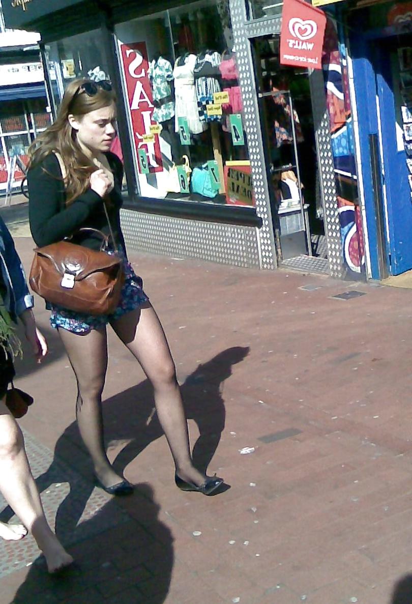 25P Nylon upskirt - STREET VIEW 8