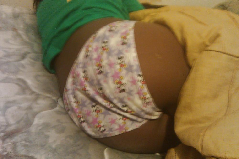 7P Teen hot black juicy ass n panties