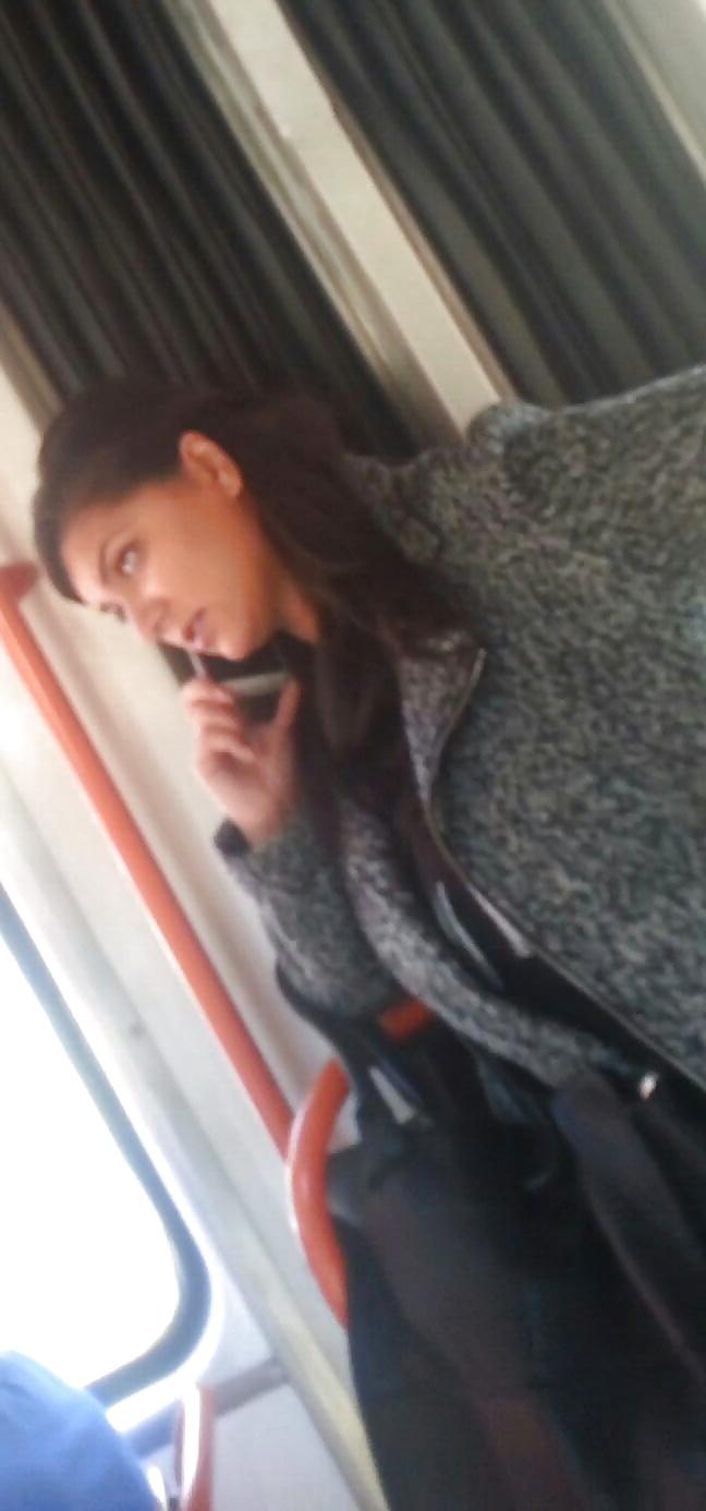25P Spy sexy old + young ass and face in bus romanian