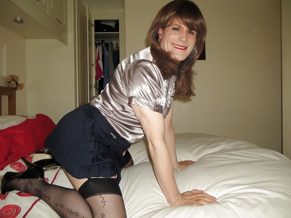 13P Satin Tgirl having fun