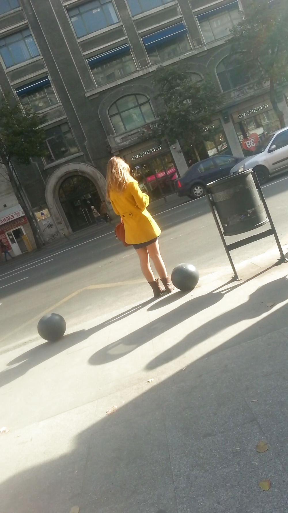 8P Spy sexy teens in bus and street romanian