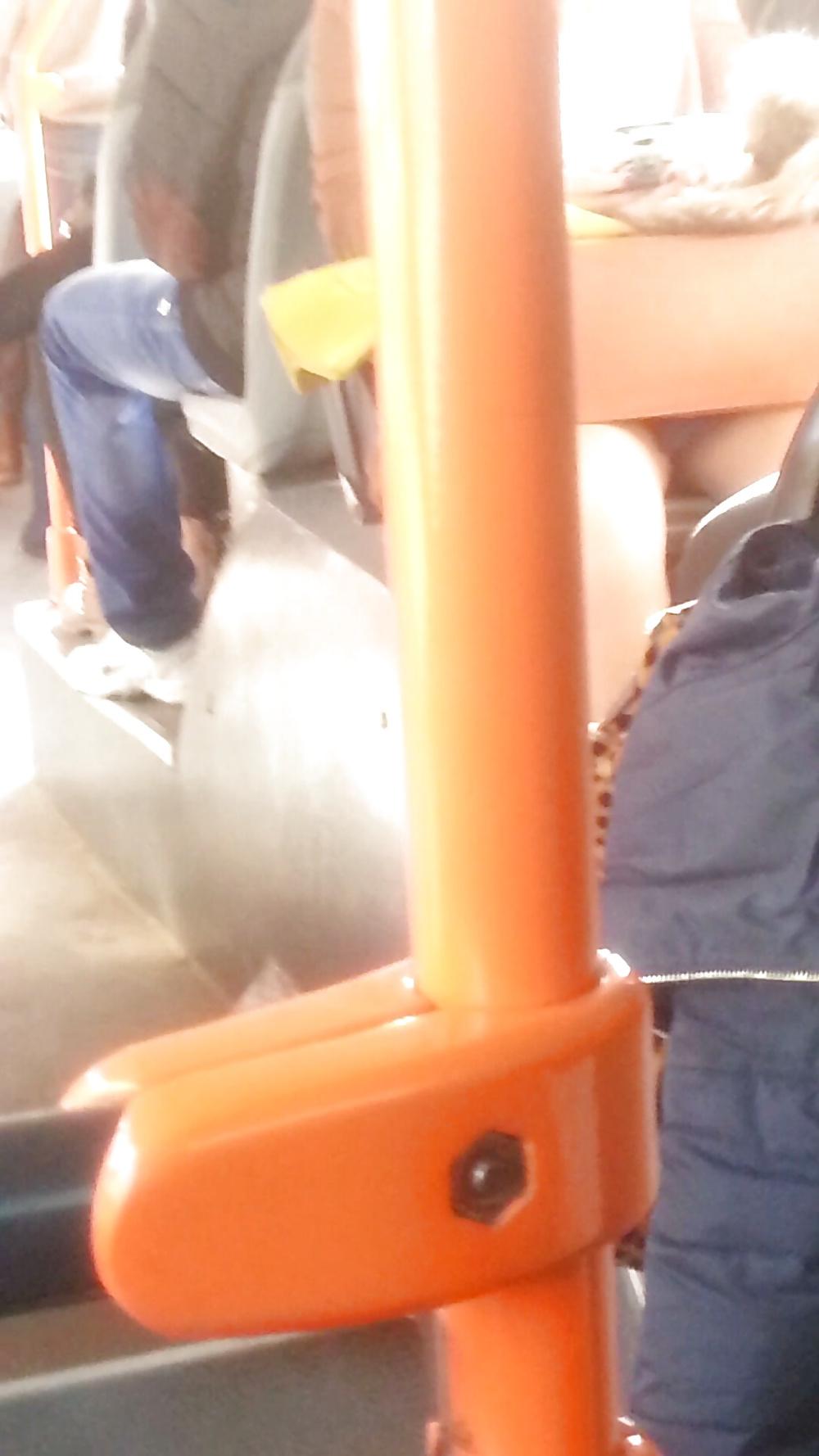 8P Spy sexy teens in bus and street romanian