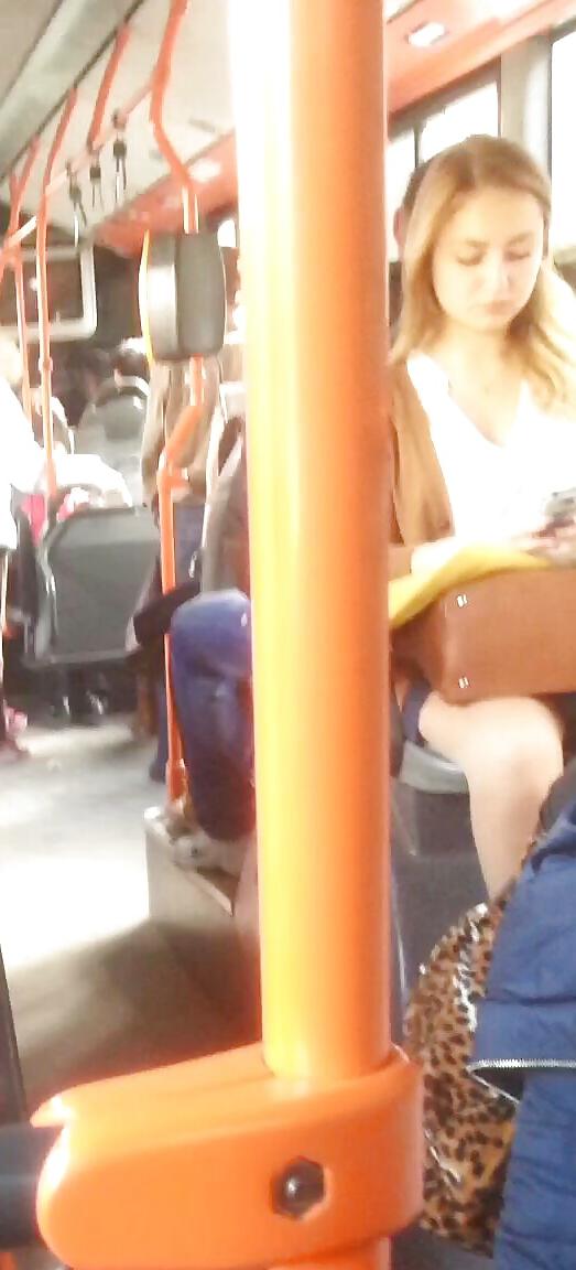 8P Spy sexy teens in bus and street romanian