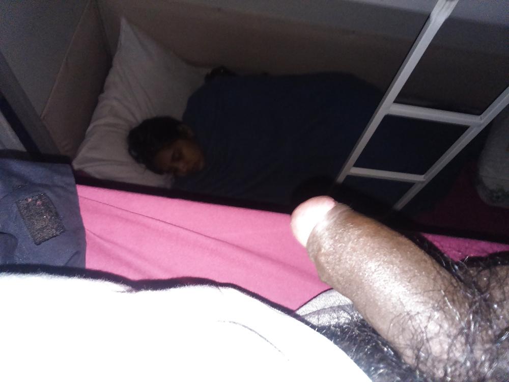 6P A night travel in bus with a sexy lady