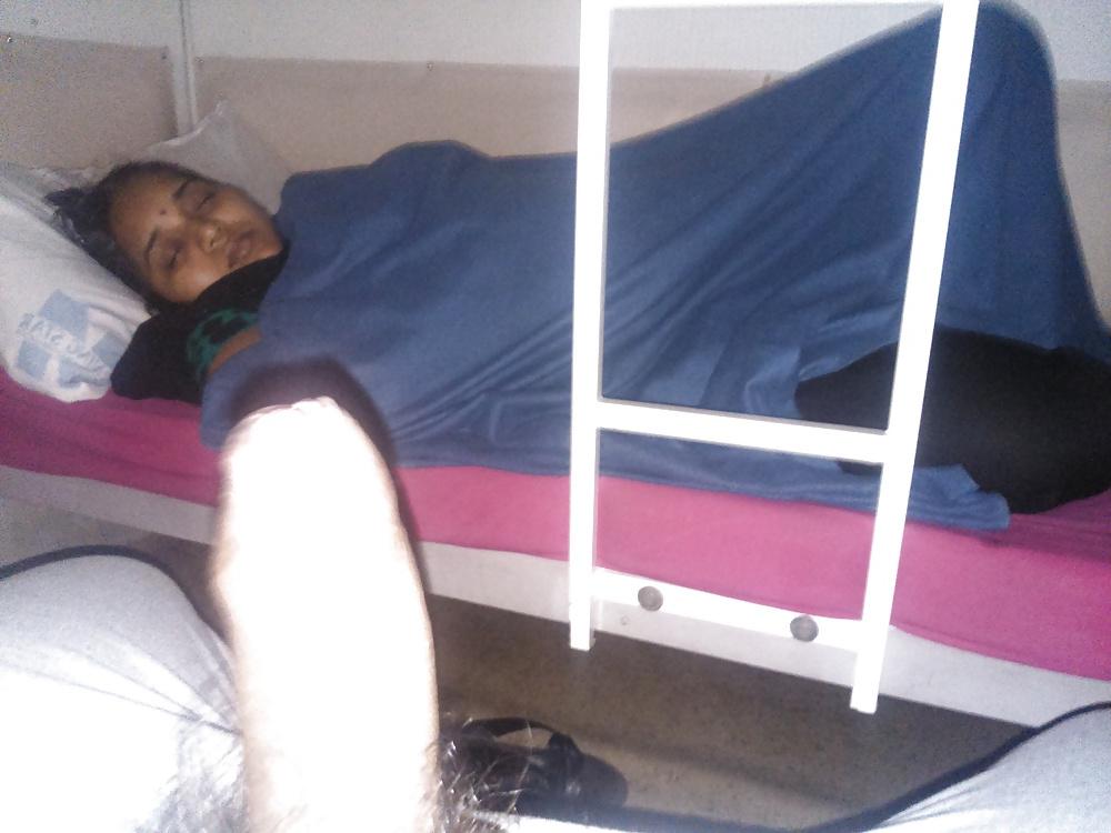 6P A night travel in bus with a sexy lady