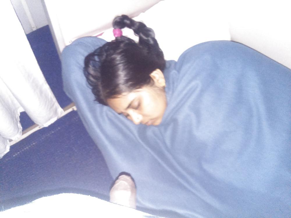 6P A night travel in bus with a sexy lady