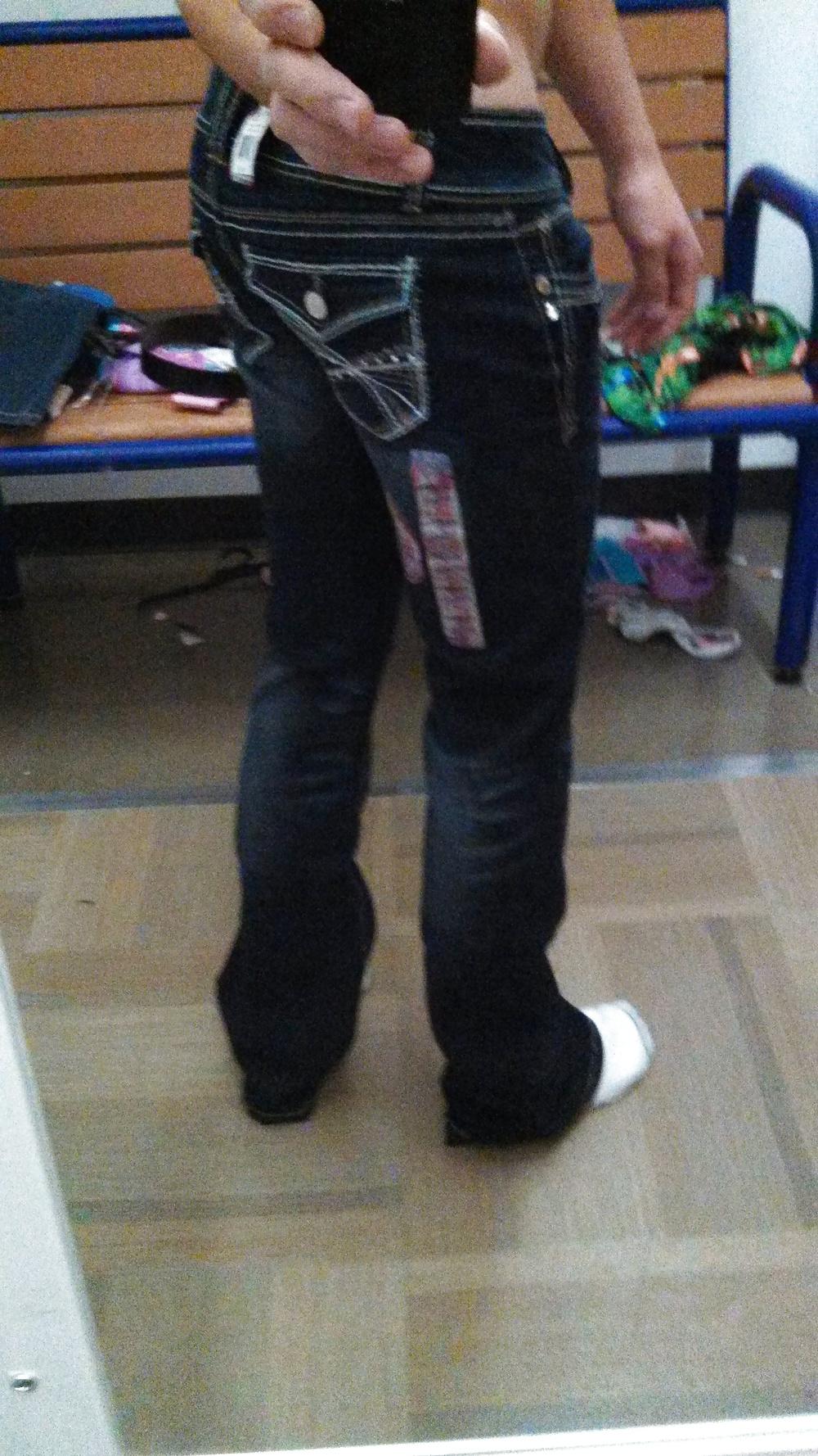 16P First time trying skinny jeans!!!!