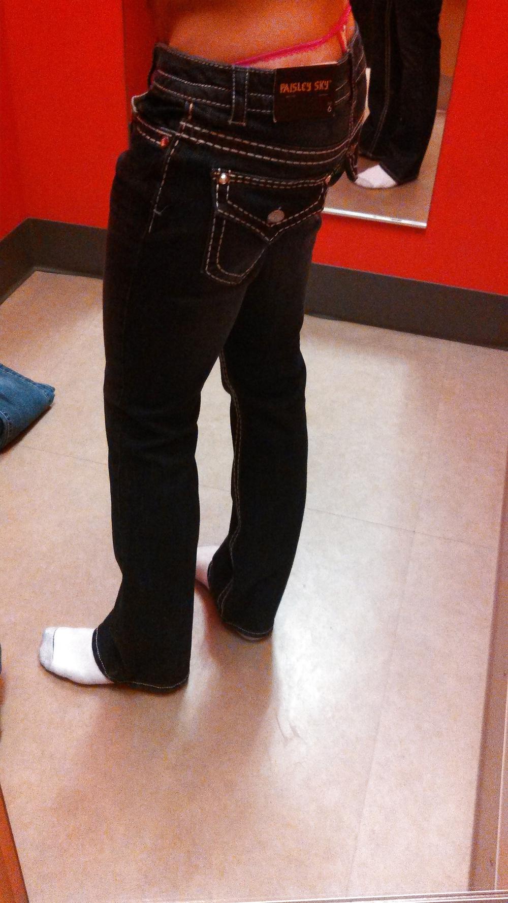16P First time trying skinny jeans!!!!