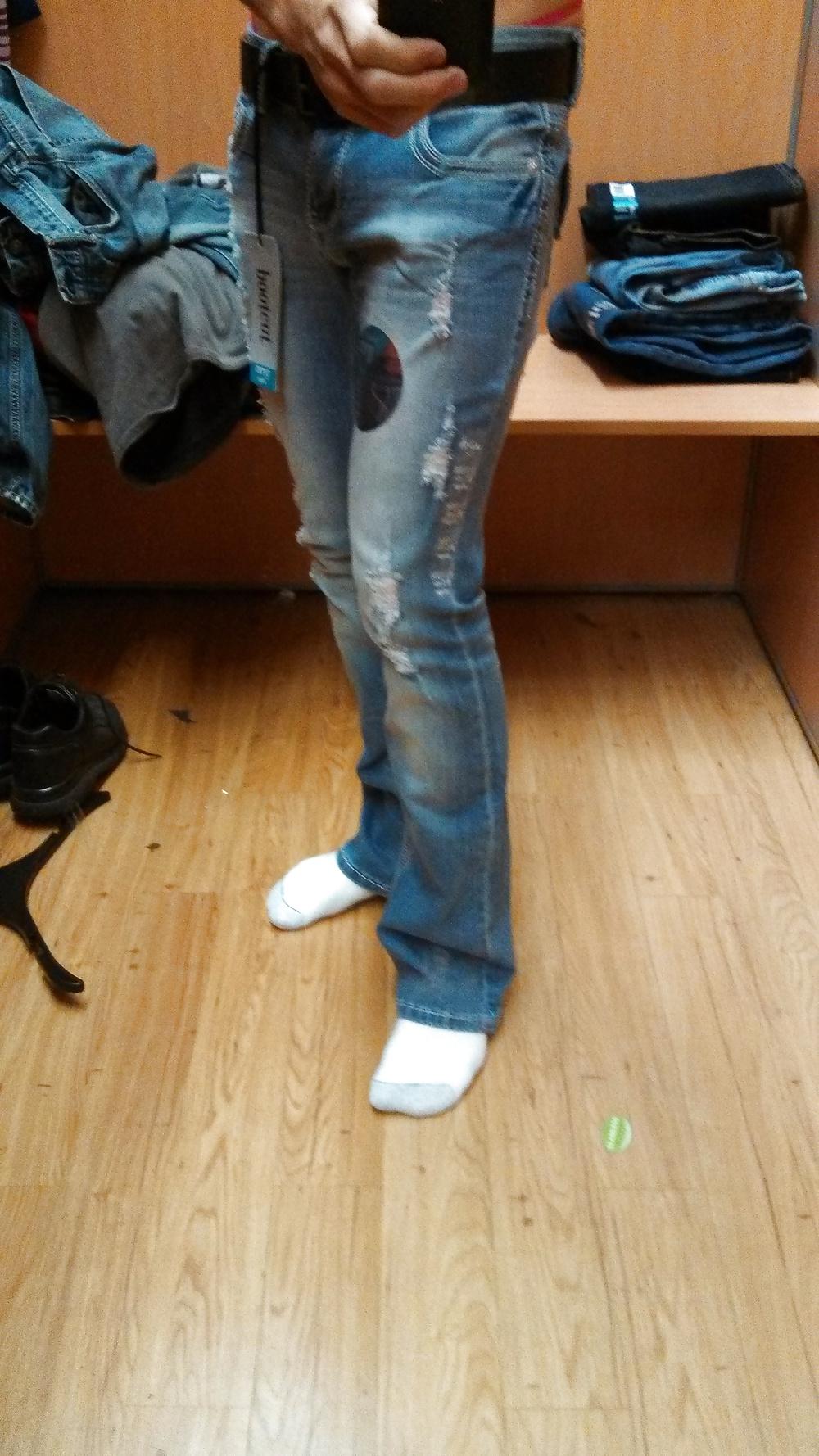 16P First time trying skinny jeans!!!!