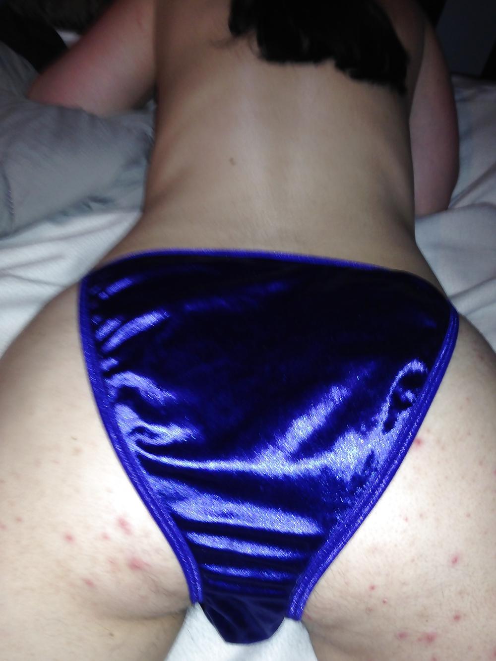 9P Sexy satin panties