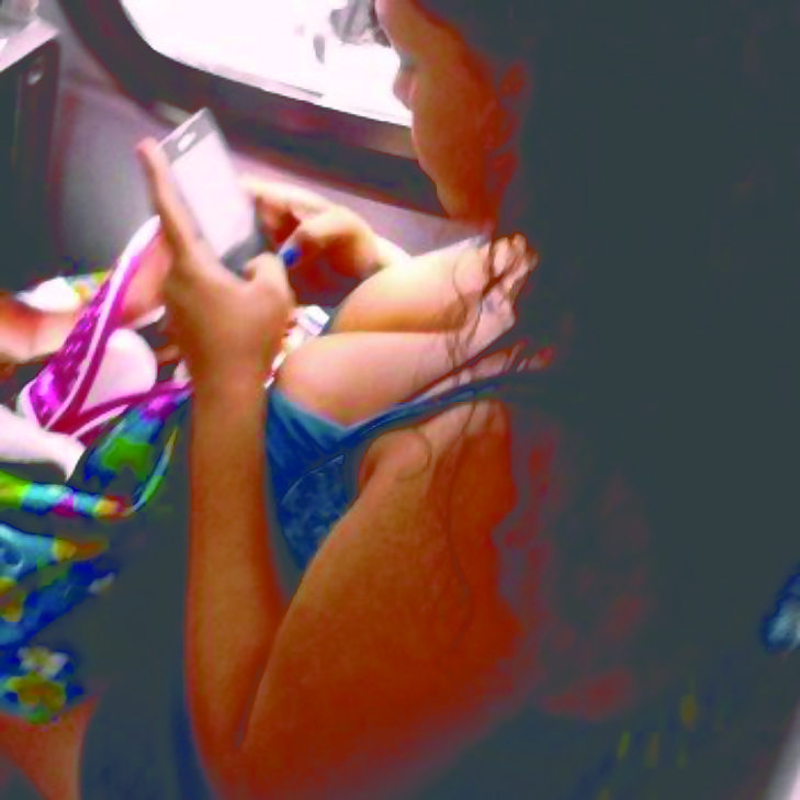 7P Hermosas tetas en bus