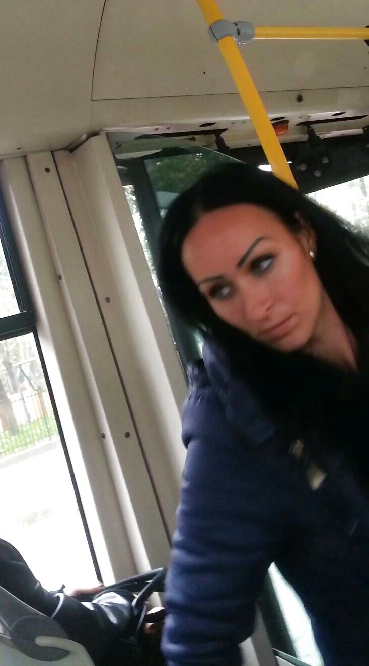 17P Spy sexy controller in bus romanian