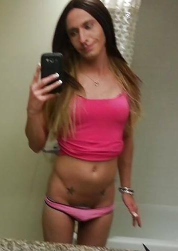8P Kimberly George pink panties shirt