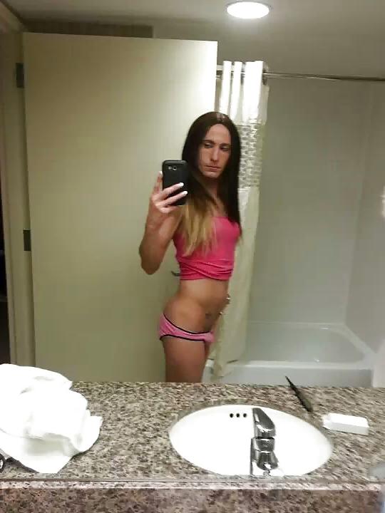 8P Kimberly George pink panties shirt